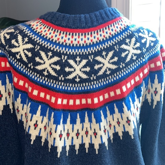 American Eagle Outfitters Men’s Winter Ski Crewneck Sweater Size Medium - Picture 3 of 8